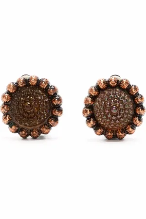 Saint Laurent Aretes de clip 1990