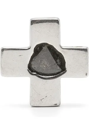 PARTS OF FOUR Arete con diseño de cruz y diamante
