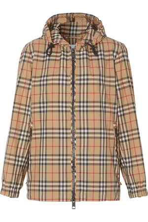 Burberry Chamarra con capucha y Vintage Check