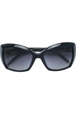 Bvlgari Lentes de sol con armazón cuadrada y detalles 1990
