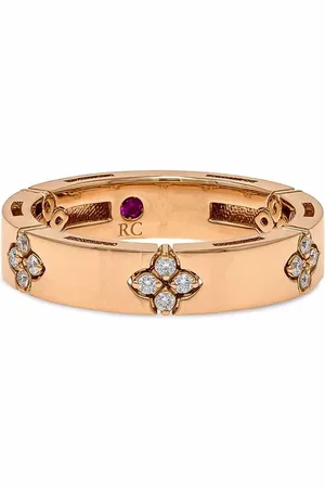 Roberto Coin Anillo Love in Verona en oro rosa de 18kt con diamantes