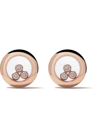 Chopard Aretes Happy Diamonds Icons en oro rosa de 18kt