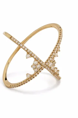 DJULA Anillo Fairy Tale X en oro amarillo de 18kt con diamantes