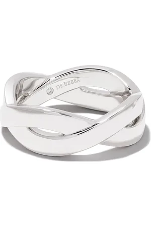 De Beers Anillo Infinity de 5mm en oro blanco 18kt