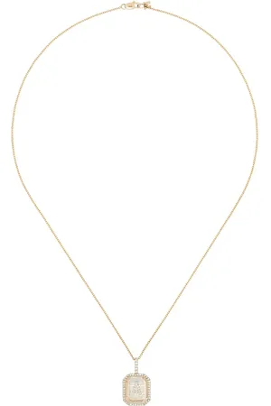 Mateo Collar con inicial A en oro de 14kt