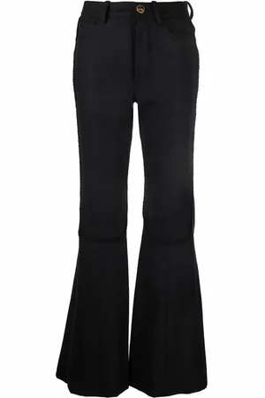 CORMIO Pantalones acampanados con tiro alto