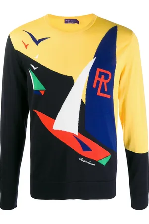 Ralph Lauren Suéter con cuello redondo y logo
