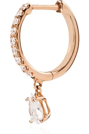 Anita Arracadas en oro rosa de 18kt con diamantes