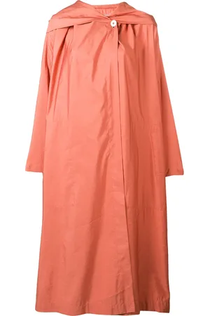 Issey Miyake Abrigo ligero con capucha