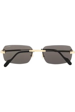 Cartier Lentes de sol con armazón cuadrada