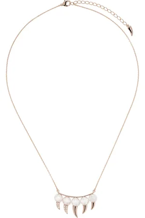 Tasaki Collar danger fang con diamantes en oro rosa de 18kt