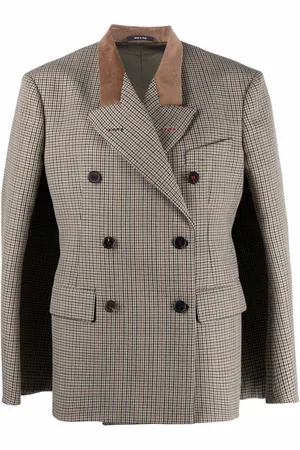 Maison Margiela Blazer con motivo pied de poule