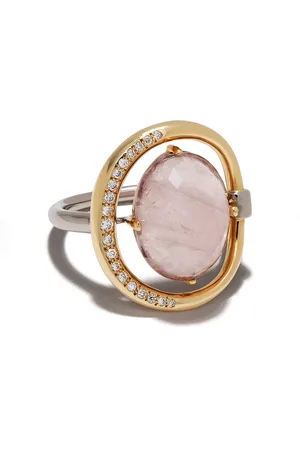 CHARLOTTE CHESNAIS Anillo Project Special Surmesure en oro rosa de 18kt con diamante y gema
