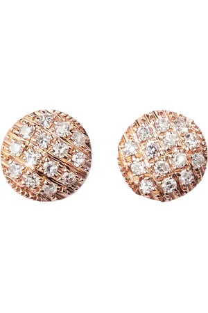 Dana Rebecca Designs Aretes en oro rosa de 14kt con diamantes