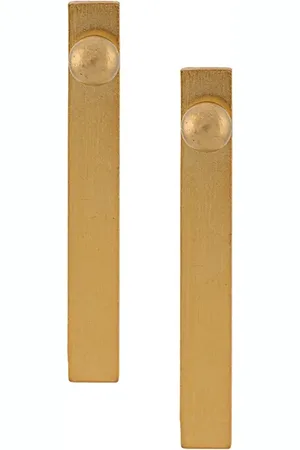 HSU JEWELLERY LONDON Aretes con barra pequeña