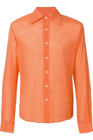 WALTER VAN BEIRENDONCK Playera tipo polo con bordado de letras