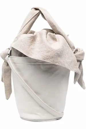 YOHJI YAMAMOTO Bolsa bucket con forro de lino