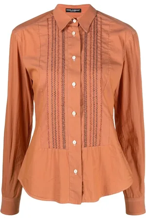 Dolce & Gabbana Camisa con costuras en contraste 2000
