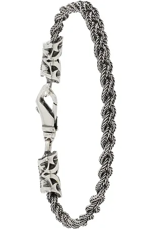 EMANUELE BICOCCHI Pulsera de cadena trenzada