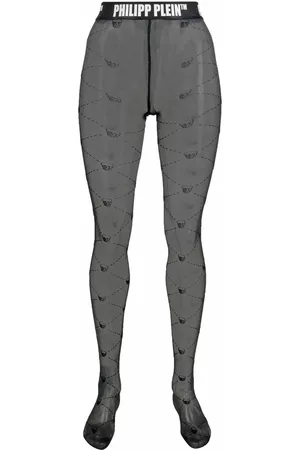 Philipp Plein Pantimedias con motivo skull