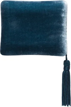 SOPHIE BILLE BRAHE Bolsa de mano de terciopelo con ribete de borlas
