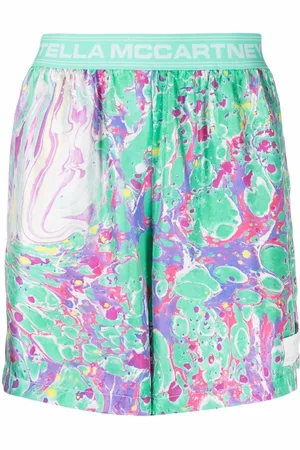 Stella McCartney Shorts con motivo de espiral de x Ed Curtis