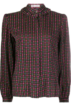 Lanvin Camisa con cartas estampadas