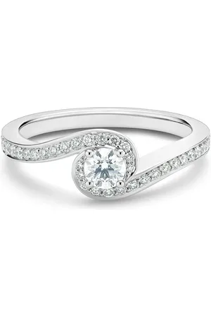 De Beers Anillo My First De Beers Caress en platino con diamantes