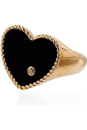 YVONNE LÉON Anillo en oro amarillo de 9kt con diamante