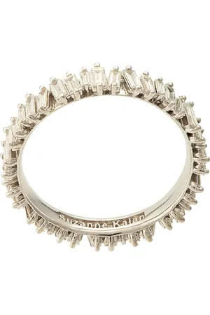 Suzanne Kalan Anillo Eternity en oro blanco de 18kt con diamantes