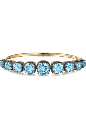 Fred Leighton Brazalete en oro amarillo de 18kt con topacios