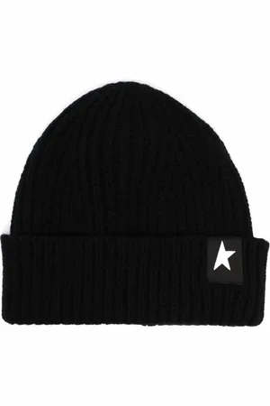 Golden Goose Gorro de canalé con parche de estrella