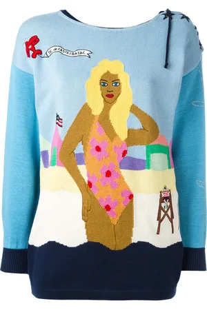 JC DE CASTELBAJAC Beach intarsia jumper