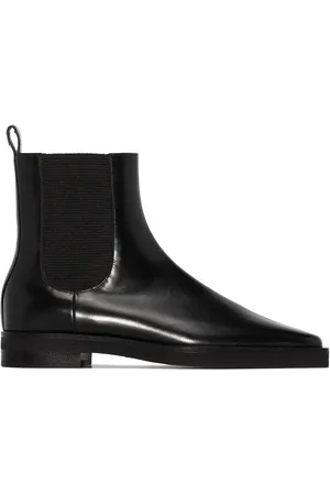 Totême Botas chelsea con puntera cuadrada