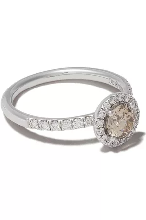 De Beers Anillo De Beers Aura con diamantes en oro blanco de 18kt