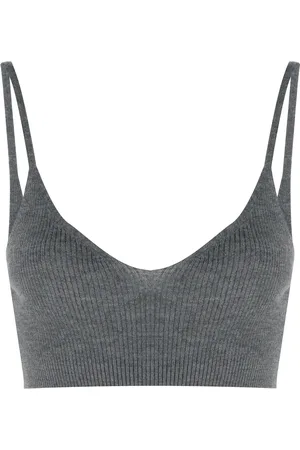 Cashmere In Love Top tejido de canalé corto