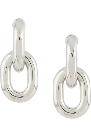 Paco rabanne Aretes en forma de cadena gruesa