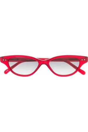 Linda Farrow Lentes de sol con armazón cat eye