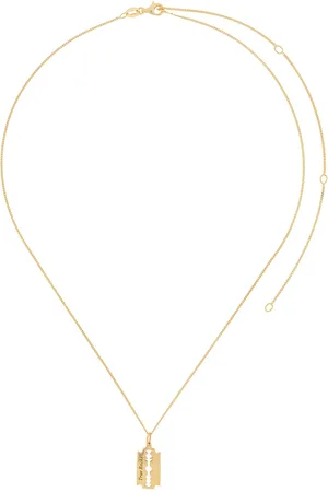TRUE ROCKS Collar con dije de cuchilla mini