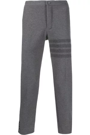 Thom Browne Pantalones slim con motivo 4-Bar