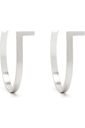 HSU JEWELLERY LONDON Aretes Unfinishing Line medianos