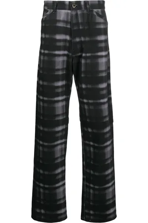 QASIMI Pantalones rectos a cuadros