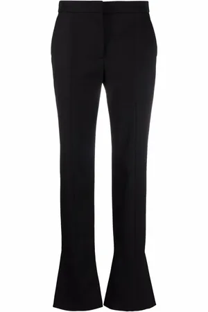 Alexander McQueen Pantalones skinny con abertura en el tobillo