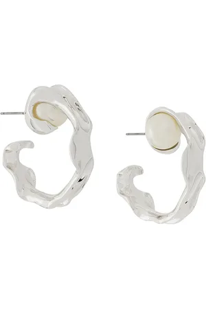 Coup De Coeur Aretes de aro Liquid Pearl