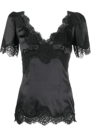 Dolce & Gabbana Top con ribete de encaje