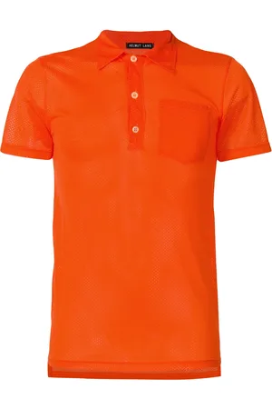 Helmut Lang Playera tipo polo de malla 1990