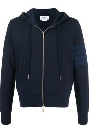 Thom Browne Sudadera holgada con capucha y 4-Bar