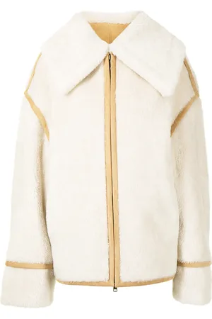 GOEN.J Chamarra de aviador con cuello oversize