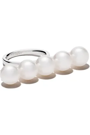 Tasaki Anillo Balance Signature Collection Line en oro blanco de 18kt