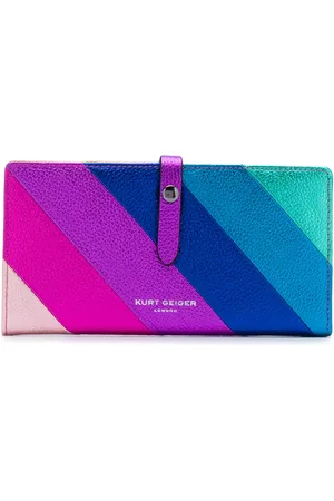 Kurt Geiger Cartera con franjas diagonales
